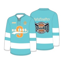 Sublimated Team Unisex Adult Ice Hockey Uniform for Training Oversize Custom Design Jersey 100% Polyester Anti-UV Quick Dry