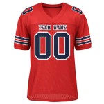 Custom Polyester Printing Name Summer Short Sleeve American Football Team Shirt Uniform Mesh American Football Jerseys