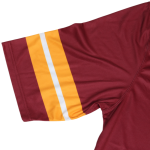 Custom Logo Short Sleeve American Football Jerseys Red Stripes Team Uniforms Plus Size OEM & ODM