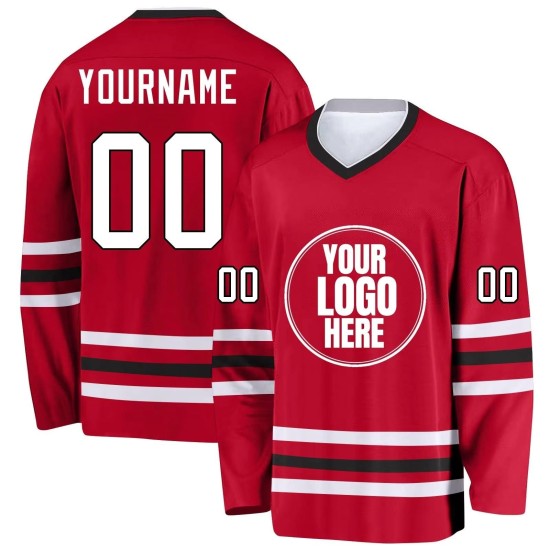 Custom Digital Print Hockey Jerseys New Design Wrinkle Resistant Breathable Anti-Bacterial Eco-Friendly Quick Dry Ice Hockey