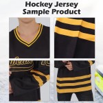 Polyester Customized Design Ice Hockey Jersey Sublimation Printing Embroidered Logo Custom Ice Hockey Uniform KM21 Unisex Adult