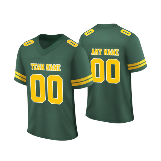 Latest Design Premium Polyester American Football Jerseys Uniforms Wholesale Customized V Neck American Football Jersey