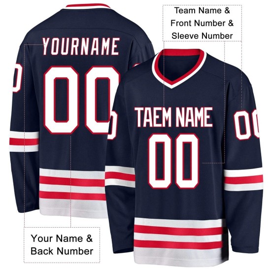 Custom Logo OEM ODM Digital Print Ice Hockey Jersey Embroidered Stitched Hockey Uniform Sports Wear Unisex 100% Polyester Custom Logo OEM ODM Digital Print Ice Hockey Jersey Embroidered Stitched Hockey Uniform Sports Wear Unisex 100% Polyester