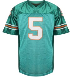 Wholesale Men's Number Print American Football Jersey Shirt Crew Neck Short Sleeve Mesh Tee Tops Casual Football Jerseys Shirts