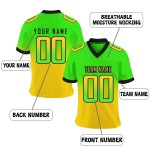Fashionable Sublimated American Football Jersey Breathable Custom Logo Short Sleeve Plus Size 100% Polyester