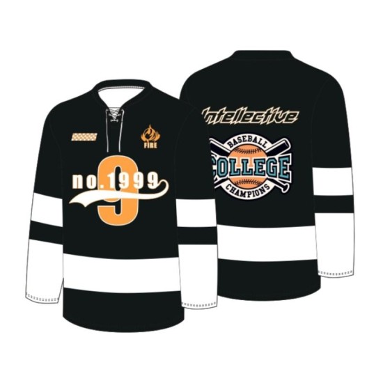 Sublimated Team Unisex Adult Ice Hockey Uniform for Training Oversize Custom Design Jersey 100% Polyester Anti-UV Quick Dry