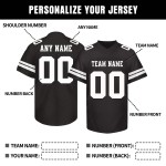 Sportwear Wholesale Quick Dry American Football Jerseys Custom Sublimation Short Sleeve American Football Uniform
