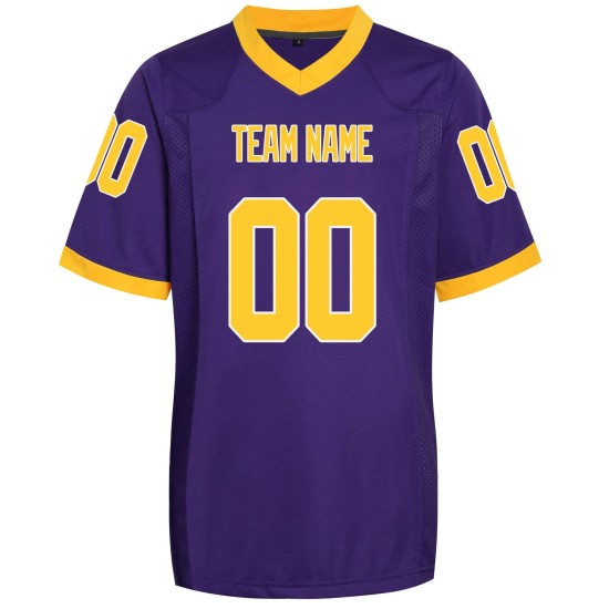 Customized Polyester American Football Jerseys Comfortable High Quality Throwback Shirts With Embroidered Design