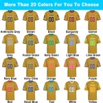 Sublimation Uniform Shirt Style Sports Wear Top Customized Team Name American Football Wear American Football Wear Jersey