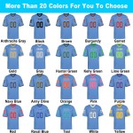High Quality Short Sleeve American Football Jerseys Sublimation Practice Wear American Football Uniform Shirts/Tops Sports Use
