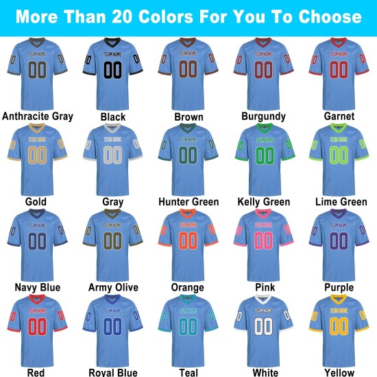 High Quality Short Sleeve American Football Jerseys Sublimation Practice Wear American Football Uniform Shirts/Tops Sports Use