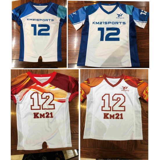 Custom American Football Jersey Breathable Tackle Twill with Plus Size Options Stitched Jersey