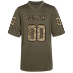 Customized Polyester American Football Jerseys Comfortable High Quality Throwback Shirts With Embroidered Design