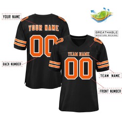 Custom Made Wholesale Mesh Football Practice Jerseys Sublimation Printing Tackle Twill Football Jersey Uniforms
