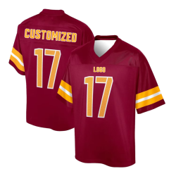 Wholesale Embroidery Name Number American Football Jerseys Quick-Dry Sportswear Blank American Football Shirts