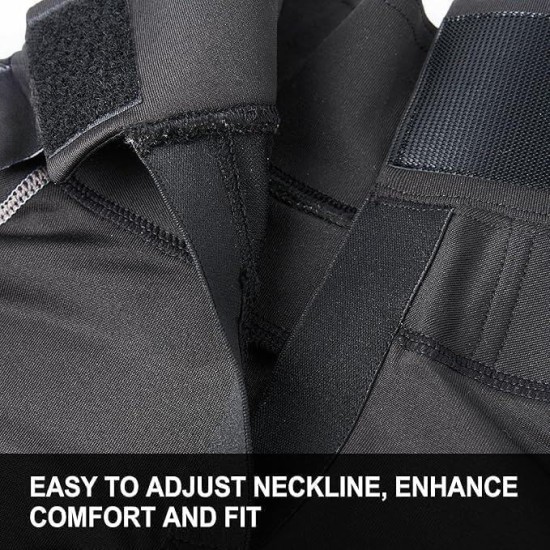 Custom Logo Sublimated Compression Ice Hockey Neck Guard Long Sleeves Base Layer Unisex Adult