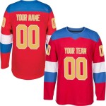 Customizable Hockey Jerseys Personalized Set Team Name Number Logo OEM Service Available 100% Polyester Quick Dry Breathable