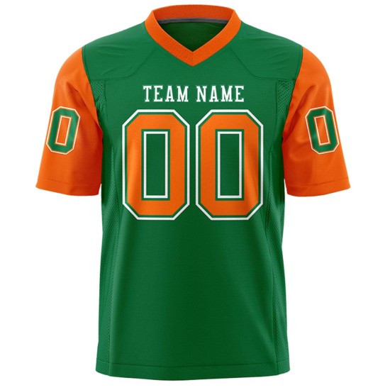 Professional Men's American Football Jersey with Custom Team Name and Number Breathable Short Sleeve Uniform