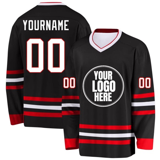 Custom Digital Print Hockey Jerseys New Design Wrinkle Resistant Breathable Anti-Bacterial Eco-Friendly Quick Dry Ice Hockey