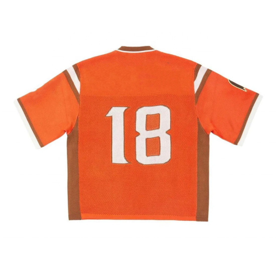 Best Seller Custom Football Jersey Football Uniform Crop Jersey Top Custom Cropped Tee Shirt