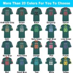 100% Polyester Quick Dry Team Wear American Football Uniform Custom Sports Wear Polyester American Football Jersey
