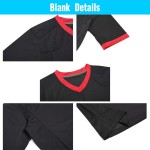 Wholesale Men's Plus Size American Football Uniform Breathable Short Sleeved Sublimated Stitched Jerseys Blank Practice