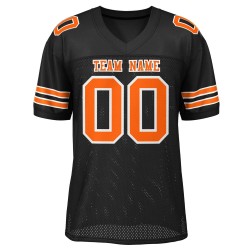 Custom Made Wholesale Mesh Football Practice Jerseys Sublimation Printing Tackle Twill Football Jersey Uniforms