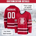 Custom Digital Print Hockey Jerseys New Design Wrinkle Resistant Breathable Anti-Bacterial Eco-Friendly Quick Dry Ice Hockey