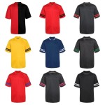 Wholesale Custom Personalized Design American Football Jersey Digital Print Short Sleeve Quick Dry Breathable Plus Size