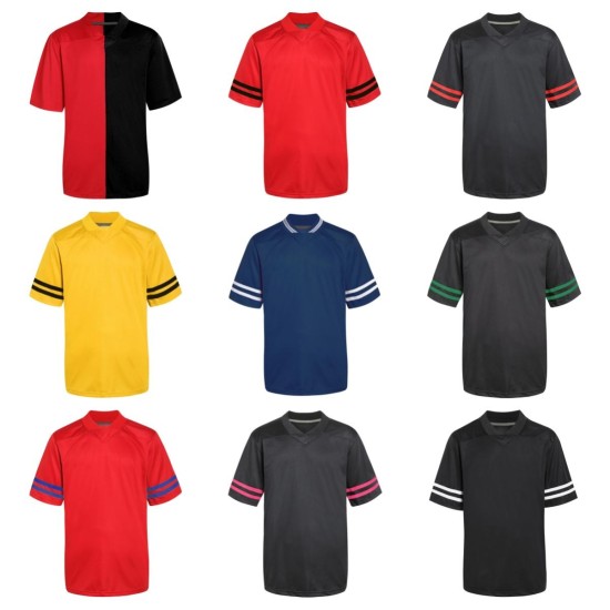 Wholesale Custom Personalized Design American Football Jersey Digital Print Short Sleeve Quick Dry Breathable Plus Size