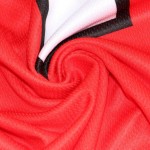 Custom Logo Sublimation Stitched American Football Wear Red Stripes Sports Jerseys with Short Sleeves OEM & ODM Available