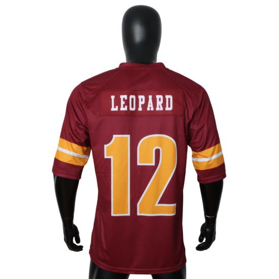 Custom Logo Short Sleeve American Football Jerseys Red Stripes Team Uniforms Plus Size OEM & ODM