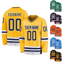 Custom Logo OEM ODM Digital Print Ice Hockey Jersey Embroidered Stitched Hockey Uniform Sports Wear Unisex 100% Polyester