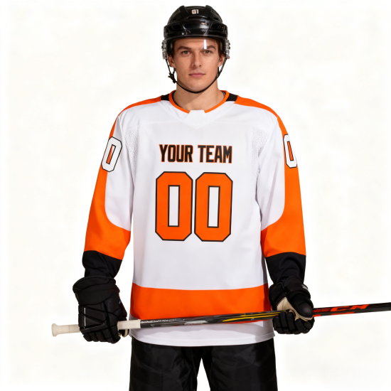 New Arrival Unisex Long Sleeve Ice Hockey Jersey Custom Design Training Wear With OEM Team Name Printed Uniform