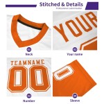 Professional Men's American Football Jersey with Custom Team Name and Number Breathable Short Sleeve Uniform