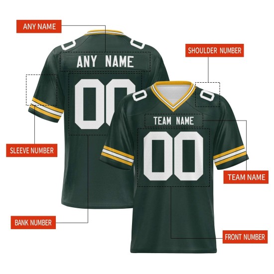Custom Design Logo New Stitched American Football Uniform Custom Team Name Sublimation American Popular Football Jersey