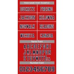 Custom Polyester Printing Name Summer Short Sleeve American Football Team Shirt Uniform Mesh American Football Jerseys